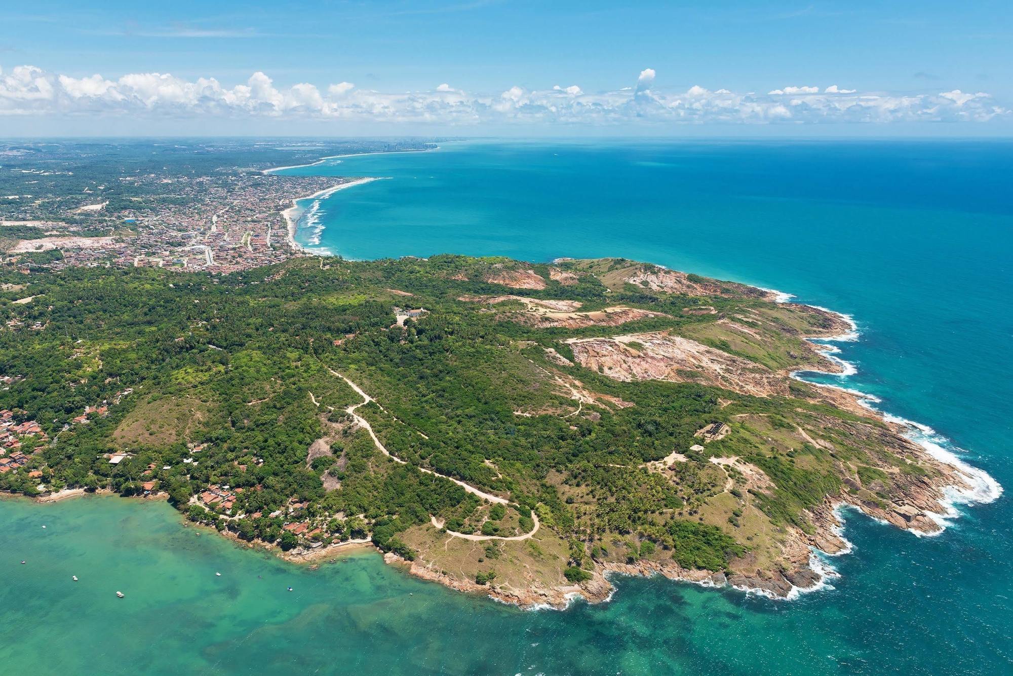 קאבו דה סנטו אגוסטינו Sheraton Reserva Do Paiva מראה חיצוני תמונה Aerial view of Cabo Branco